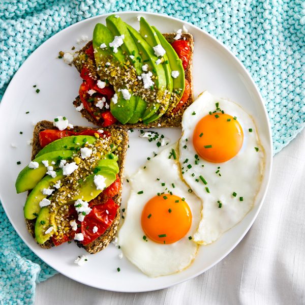 Egyptian Style Avo & Eggs on Toast - Form Home